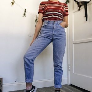 vintage light wash denim